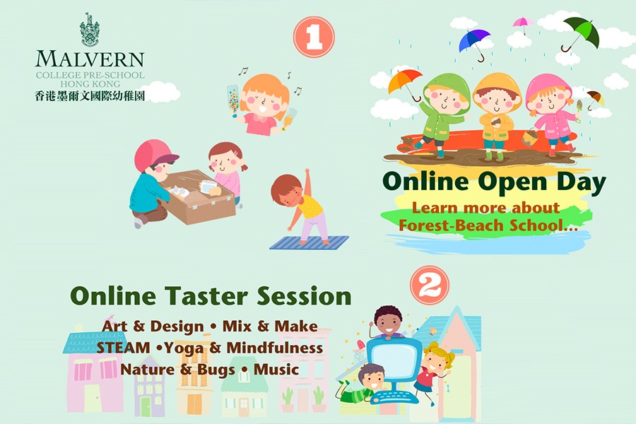 Reserve a Place at the Upcoming Virtual Open Day and Bilingual Taster Sessions at Malvern College Pre-School Hong Kong